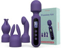 Tracy's Dog Wand Vibrator Kits, Couples Adult Sex Toys with 3 Attachments