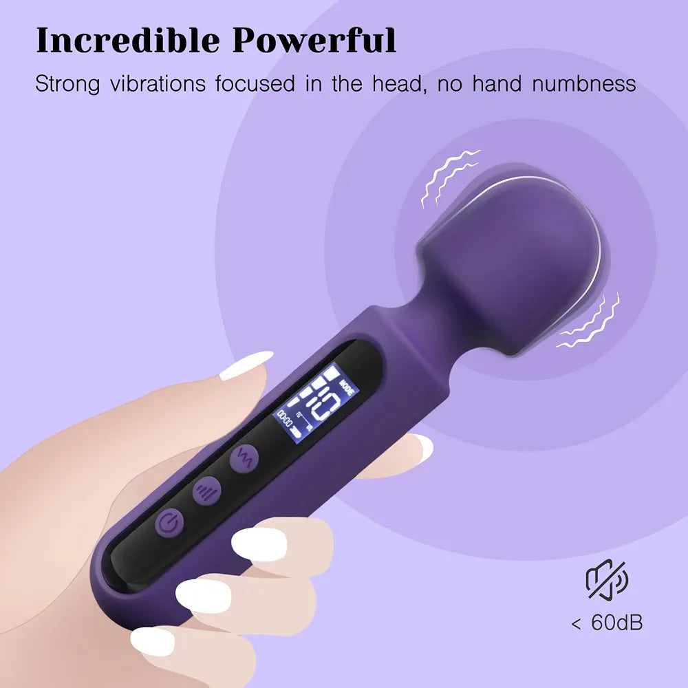 Tracy's Dog Wand Vibrator Kits, Couples Adult Sex Toys with 3 Attachments