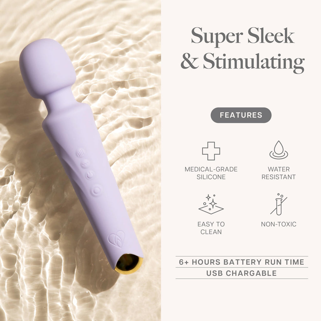 Ava Vibrator Sex Toys – Battery Life 4 Hours | Water Resistant Body Safe Silicone | Clitoral Vibrators Couples Sex Toy with Multi Patterns & speeds Vibrator for Women - Purple