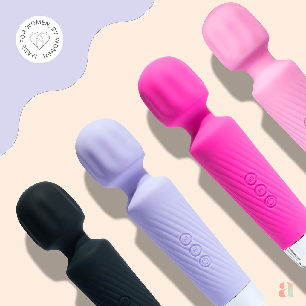 Ava Vibrator Sex Toys – Battery Life 4 Hours | Water Resistant Body Safe Silicone | Clitoral Vibrators Couples Sex Toy with Multi Patterns & speeds Vibrator for Women - Purple