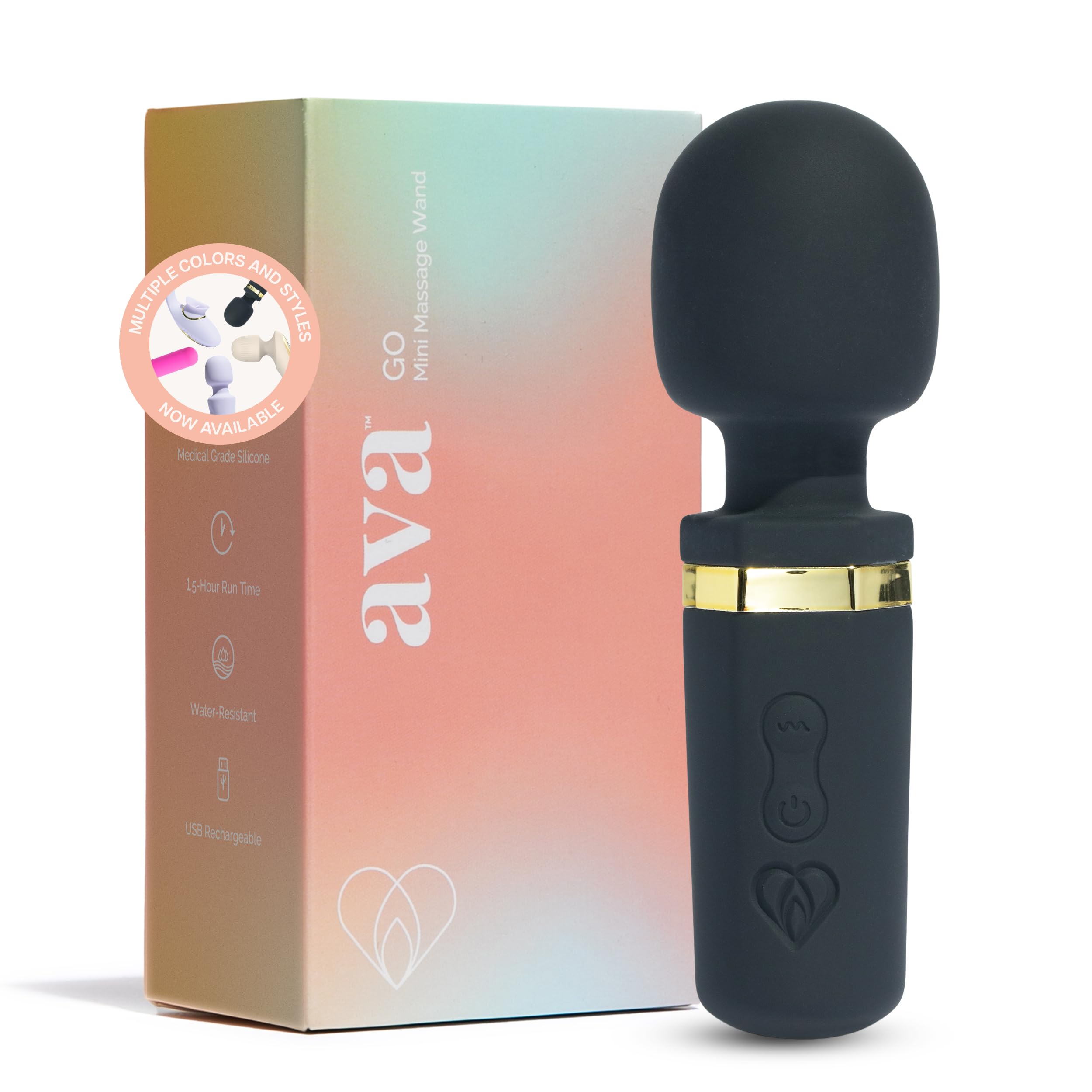Ava Vibrator Sex Toys – Battery Life 4 Hours | Water Resistant Body Safe Silicone | Clitoral Vibrators Couples Sex Toy with Multi Patterns & speeds Vibrator for Women - Purple