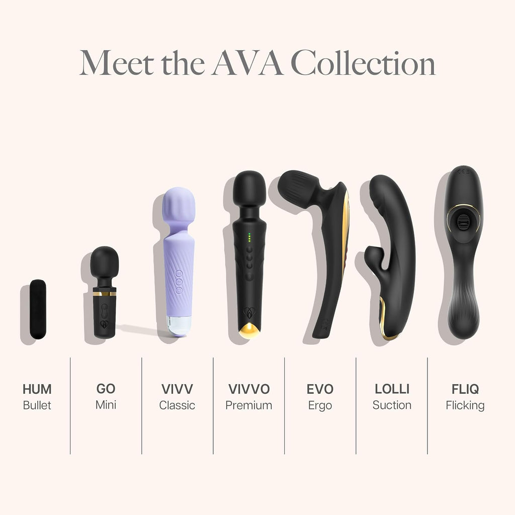 Ava Vibrator Sex Toys – Battery Life 4 Hours | Water Resistant Body Safe Silicone | Clitoral Vibrators Couples Sex Toy with Multi Patterns & speeds Vibrator for Women - Purple