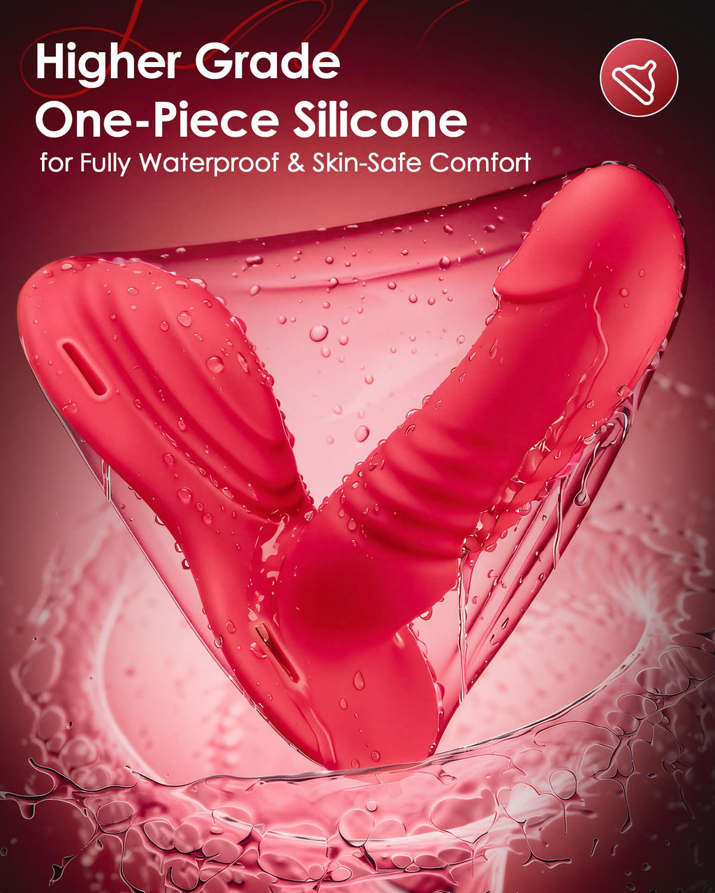 Riding Grinding Thrusting Dildo Vibrator - Remote Control Sex Grinders with 9 Thrusts & Vibrations for Clit Perineum G Spot Stimulation, Women Female Sex Toy Adult Toys & Games Sex Machine Dildos