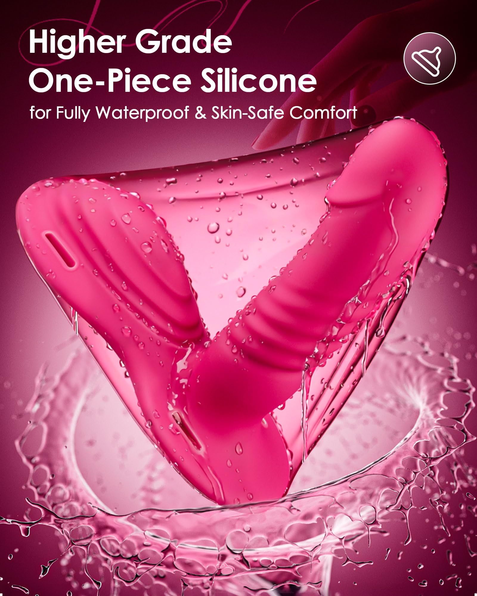Riding Grinding Thrusting Dildo Vibrator - Remote Control Sex Grinders with 9 Thrusts & Vibrations for Clit Perineum G Spot Stimulation, Women Female Sex Toy Adult Toys & Games Sex Machine Dildos