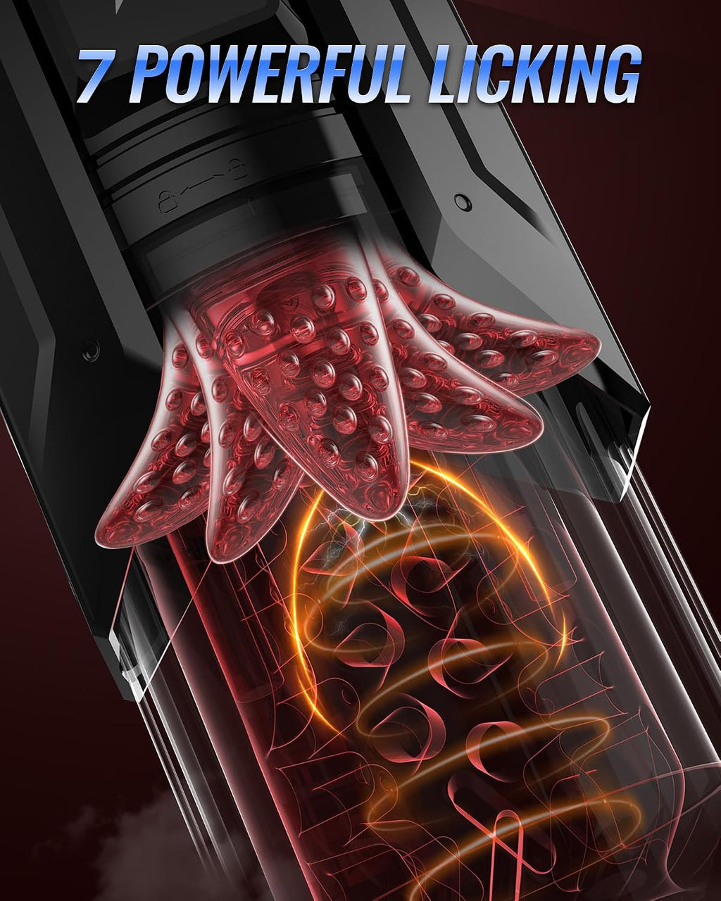 EINSEO Sex Toys for Men Penis Pump - AI Sync Waterproof Male Masturbator Stroker with 7 Sucking Thrusting Rotating & 7 Licking Modes, Adult Toys Pocket Pussy Mens Sex Toy Blowjob Sex Machine Bath Item