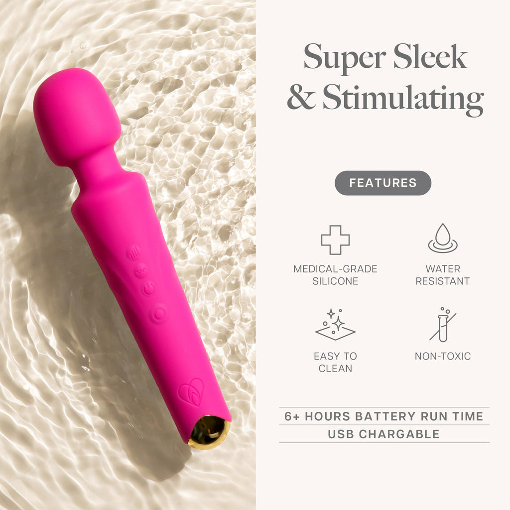 Ava Vibrator Sex Toys – Battery Life 4 Hours | Water Resistant Body Safe Silicone | Clitoral Vibrators Couples Sex Toy with Multi Patterns & speeds Vibrator for Women - Purple